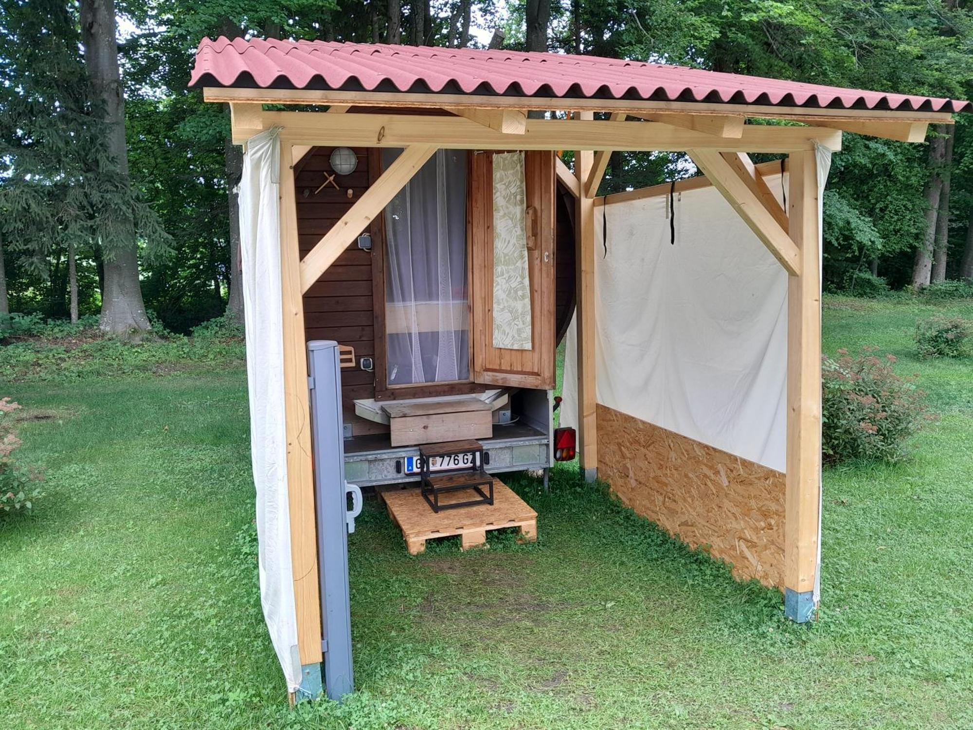 Campingfass Almtal Scharnstein Buitenkant foto